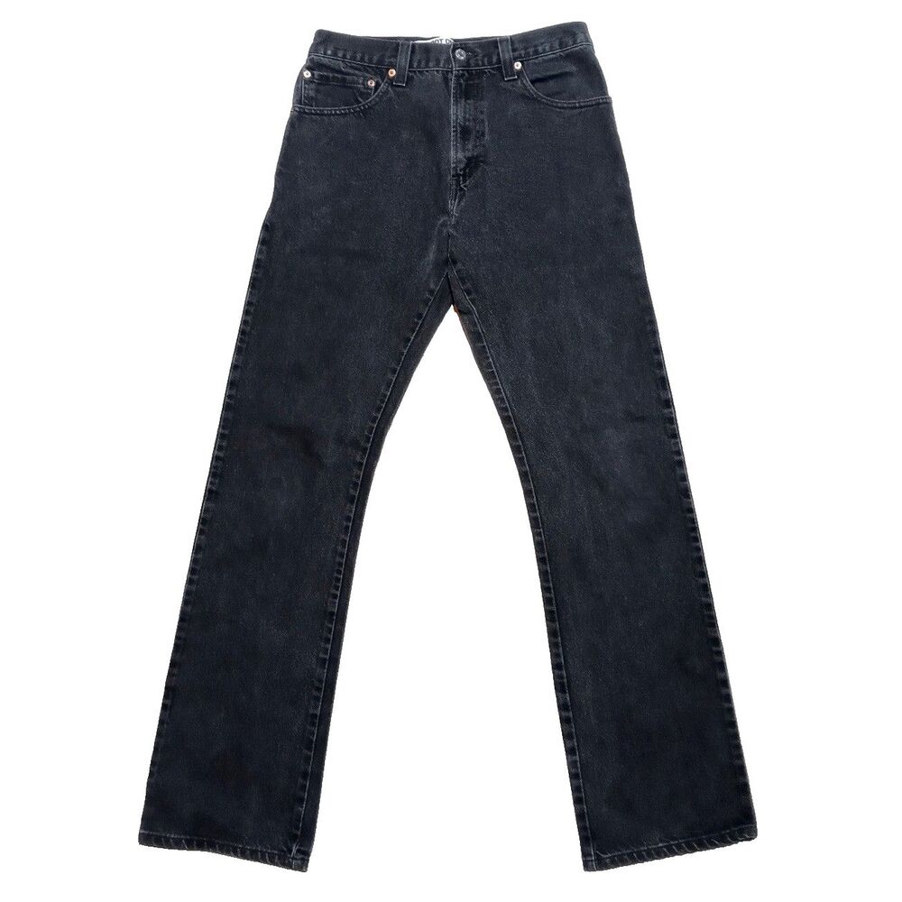 *READ* Vintage Levis 517 Bootcut Jeans Fits 30x34 Black Western Cowboy Y2K
